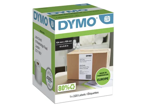 Etiket Dymo 904980 Labelprint 4xl Verzend 104x159mm S0904980