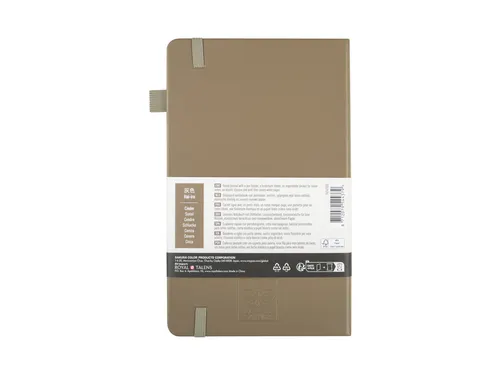 Notitieboek Sakura hard cover large lijn sintel 130x210mm