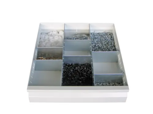 Sleufscheidingswandset,2Xsleufwand/6Xscheidingsplaat