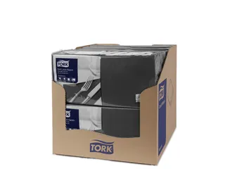 Tork 477864 Soft Lunchservet zwart - 3