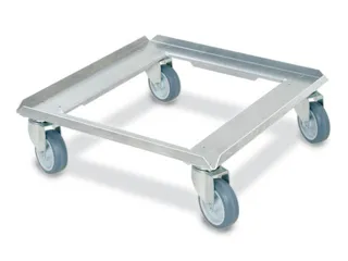 Aluminium Onderwagen Euronormbakken 250kg 500x500mm Open Frame - 1