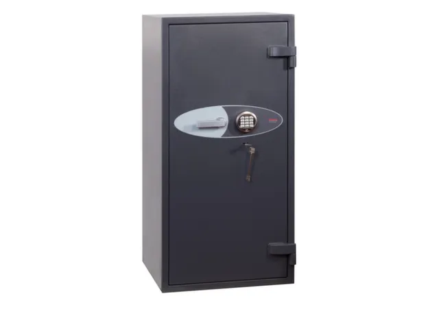 kluis,HxBxD 1210x580x545mm,2niveaus,romp RAL7024,front RAL7024