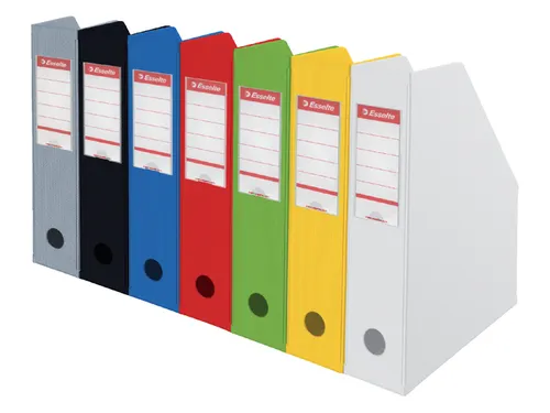 Tijdschriftencassette Esselte VIVIDA opvouwbaar A4 zwart