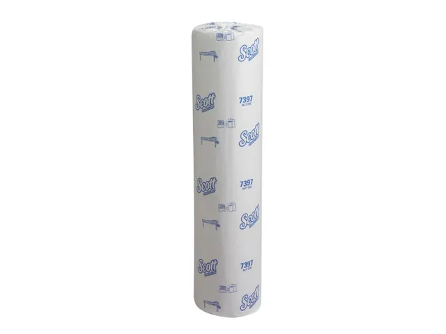 Drap d'examen Scott 7397 1 épaisseur Blanc 12 rouleaux
