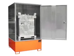 Depot V. Gevaarlijke Stoffen Bxdxh 1475X1490X2465Mm V. Ktc/ibc 1X1000L