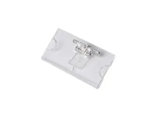 OUTLET Naambadge 65x35 Plat met clip en veiligheidsspeld - 1
