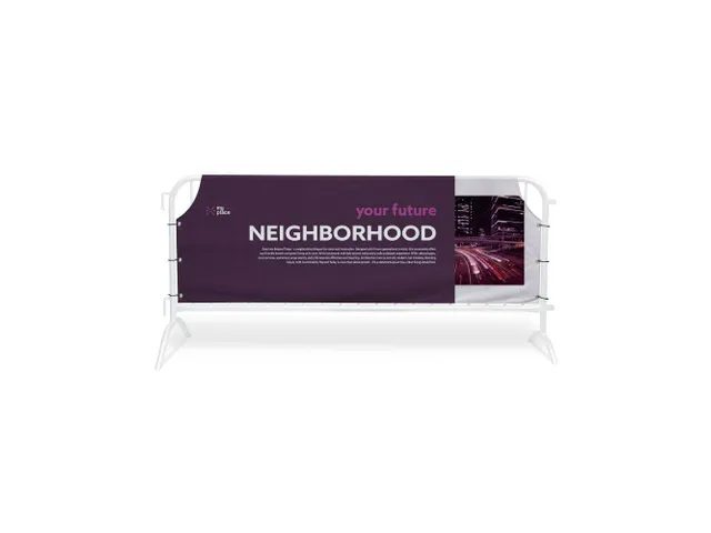 Bannière publicitaire pour barrière 240x80cm Impression recto-verso