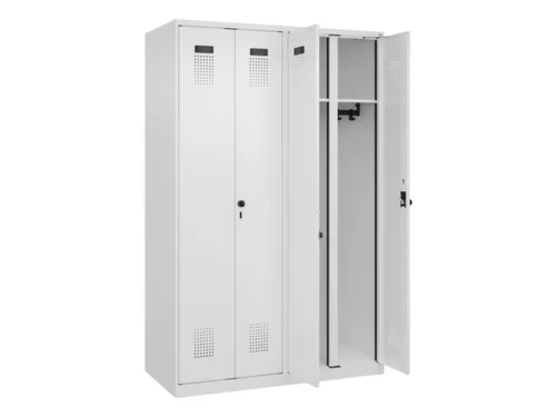 locker voor scheiding van kleding,HxBxD 1850x1200x500mm,4vak