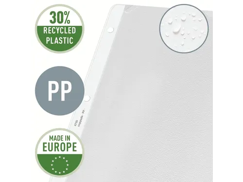 Showtas Leitz 4720 A4 4-gaats 0.13mm PP mat
