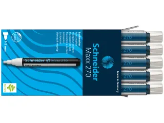 Lakmarker Schneider Maxx 270 1-3 mm wit - 9