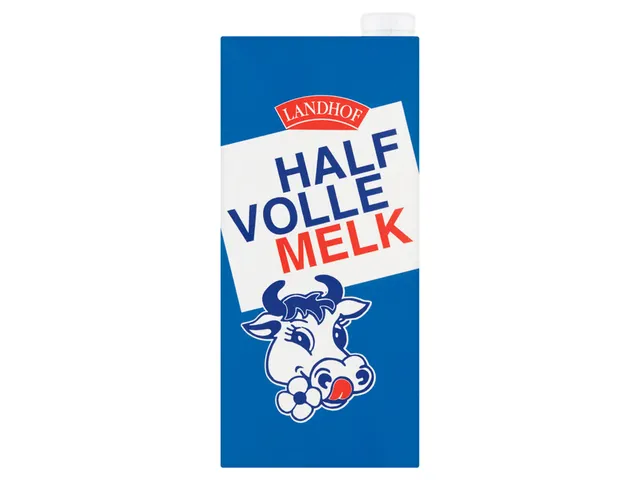 Melk Landhof halfvol houdbaar pak 1 liter