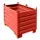 Systeem-Stapelcontainer Rood 850x600x1200mm 500kg Inhoud 0.5m³