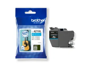 Inktcartridge Brother LC-421XLC blauw - 3