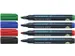 Marqueur permanent Schneider Maxx 133 biseauté 1-4mm assorti 4 pièce