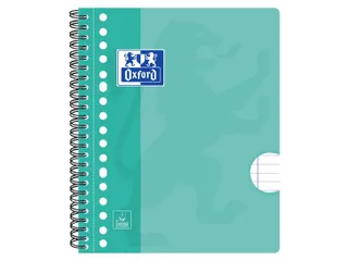 Collegeblok Oxford School A5+ 17-gaats 80vel assorti - 6