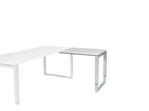 Domino Plus Aanbouw Hoogte Verstelbaar 800x600mm Wit 25mm Alu