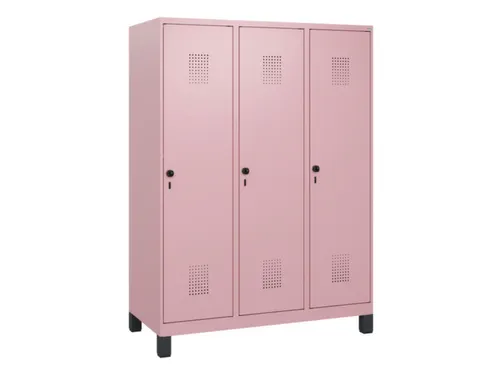 schoollocker,HxBxD 1630x1200x500mm,3vak,vak B 400mm,draaigrendel