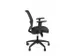 Chaise de bureau Linea New Malice 01 noir/noir avec accoudoir 1D