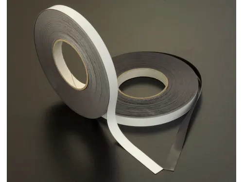 bord,HxL 15x65mm,achterzijde magnetisch,beschrijfbaar,wit