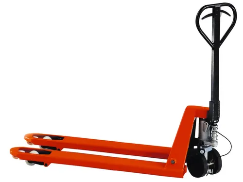 Palletwagen 2.5t Zwenk-/Vorkwielen Rubber/Nylon Enkelvoudig 1000mm