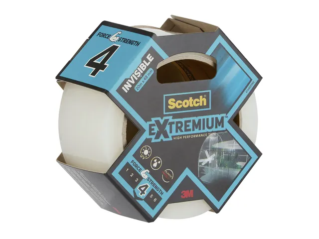 Plakband Scotch Extremium invisible 48mmx25m transparant