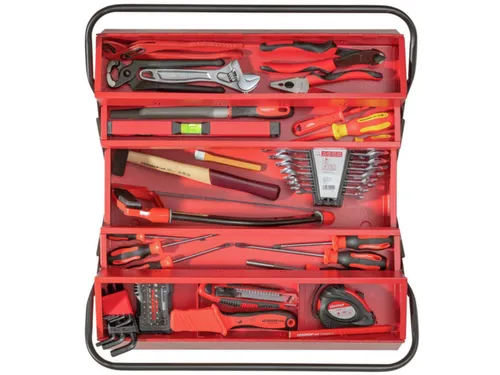 R21600072 BASIS gereedschapsset in gereedschapskoffer 72stuks
