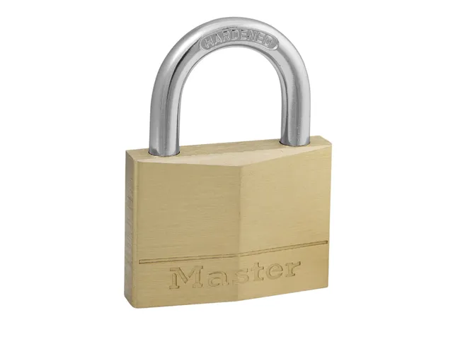 Hangslot MasterLock 150EURD messing 50mm