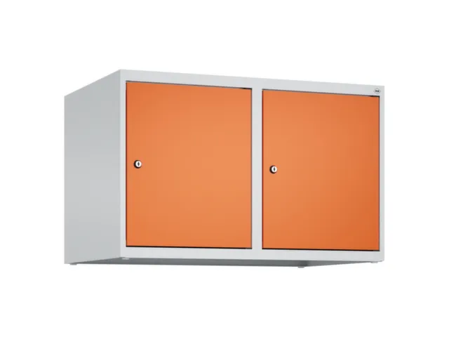 opzetkast,v. locker,2vak.,vak B 400mm,HxBxD 500x800x500mm,vleugeldeur