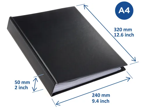 Showmap Rillstab A4 RI99494 10 Kanaals 100 Tas Zwart