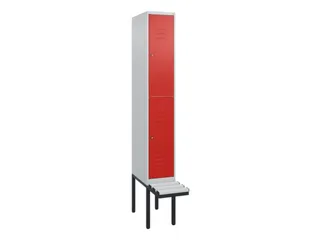 Dubbeldekse dekenkist,HxBxD 2120x300x815mm,1x2vak.,vak B 300mm - 1