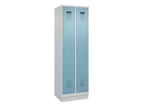locker voor scheiding van kleding,HxBxD 1950x600x500mm,2vak