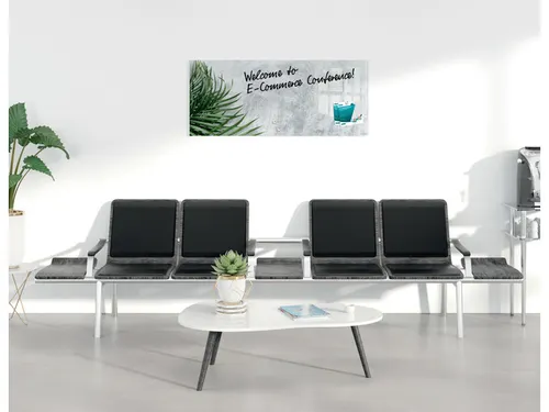Glas Magneetbord Sigel Artverum Botanic 130x55cm