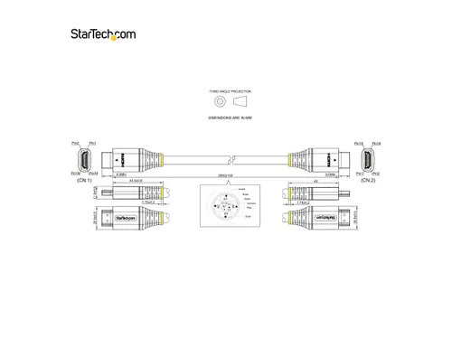 HDMI 2 Meter Gecertificeerde Ultra High Speed HDMI Kabel 48Gbps - 8K 6