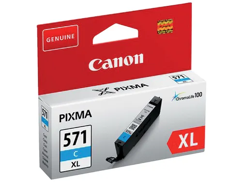 Inktcartridge Canon CLI-571XL HC Cyaan