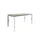Bureau Linesto N3 hoogte instelbaar 140x80cm Lichtgrijs, poot Wit