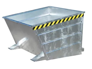 kiepbak,HxLxB 730x1375x1200mm,0,8m³,draagverm. 1000kg,verzinkt - 1