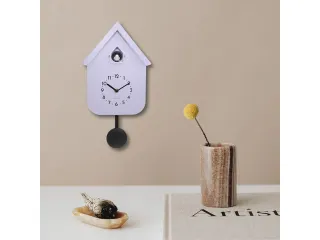 Wandklok NeXtime Twitter 21,5x41,5 cm lavendel - 5