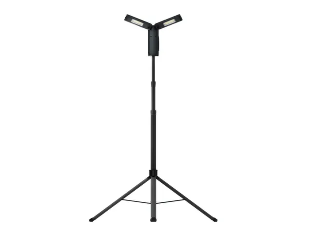 Floodlight m. statief,80 LED,1250-2500lumen,statief,straalhoek 180 °
