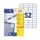 Etiket Avery Zweckform 3650 48x21mm wit 5200stuks