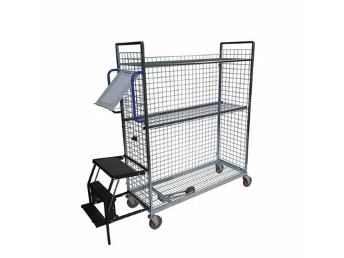 Verzamelwagen,Draagverm. 300Kg,2Etage(S),Draadgaasbodem,Verz.