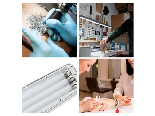 Verstelbare bureaulamp Led 3x14W Wit