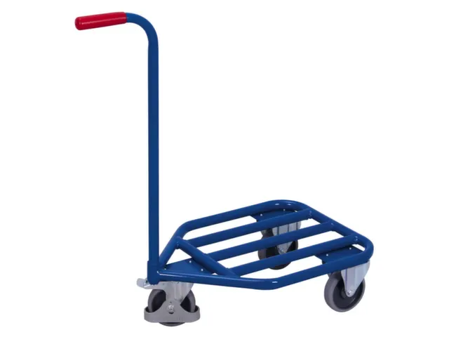 Plateau À Timon Force 150Kg Plateau Tube D'acier Lxl 565X450Mm 3Roule