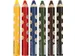 Crayon de couleur LYRA Groove Triple One extra épais set 6 couleurs
