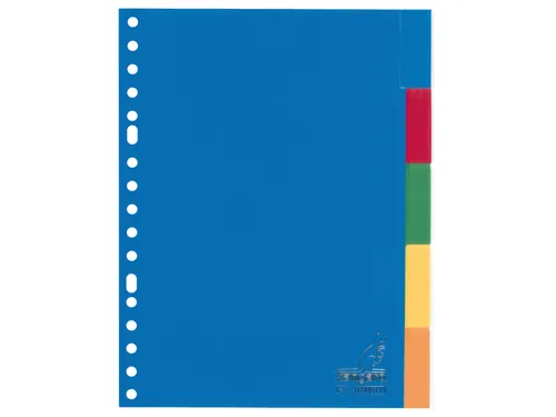 Tabblad Kangaro A5 Venster Pp 120mµ Assorti 17-gaats 5-delig