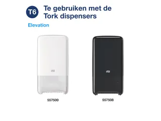Toiletpapier Tork T6 127530 2-laags Advanced 100m 27 Rollen - 7