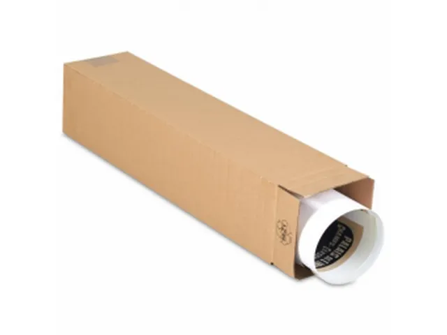 Verzendkoker Vierkant 120x120x610mm Bruin 20 Stuks