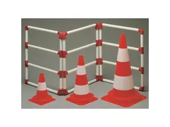 Verkeerskegel klasse 2 50 cm oranje/wit, per stuk