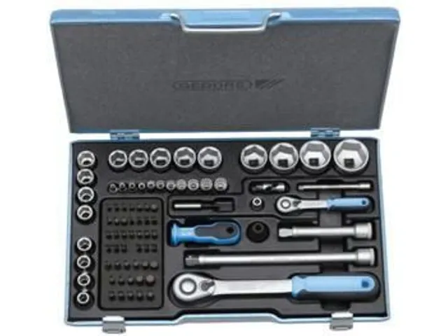 GEDORE 19 V20 U-20dopsleutelset 1/4 inch+1/2 inch 81stuks