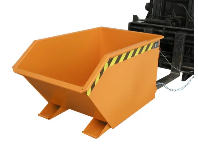 Kiepbak 680x780x1440mm 0.50m³ 121kg 1000kg Ral2000