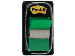 Indextabs 3M Post-it 680 25.4x43.2mm groen